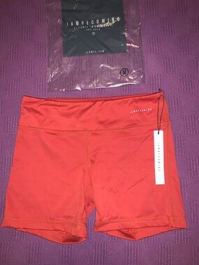 Red Orange Performance Women's Bike Shorts